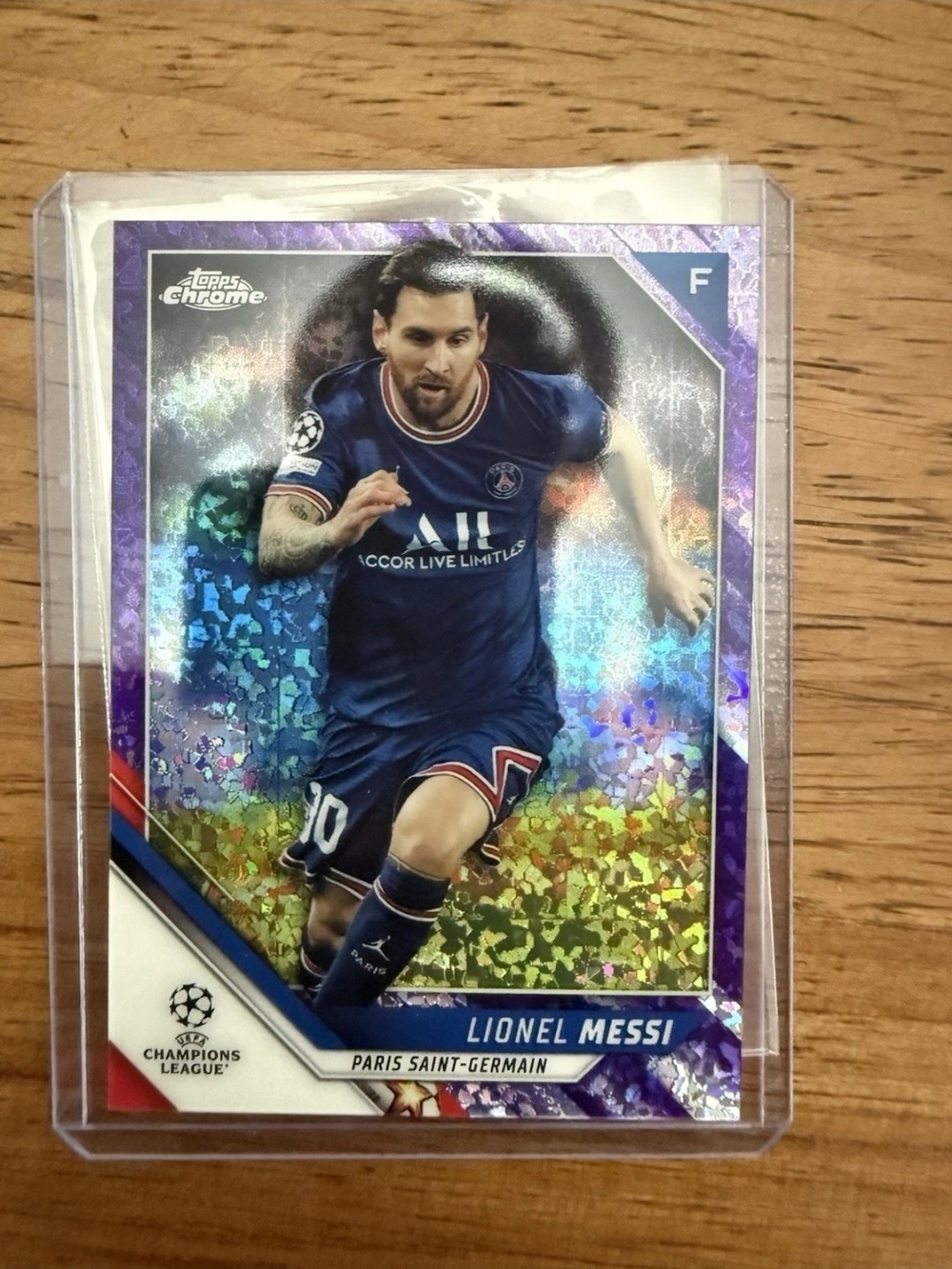 Topps Chrome Lionel Messi Purple Refractor 137/250